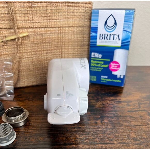 Brita Faucet Mount Water Filtration System FF-100 With New Filter & Adaptors - Picture 3 of 7